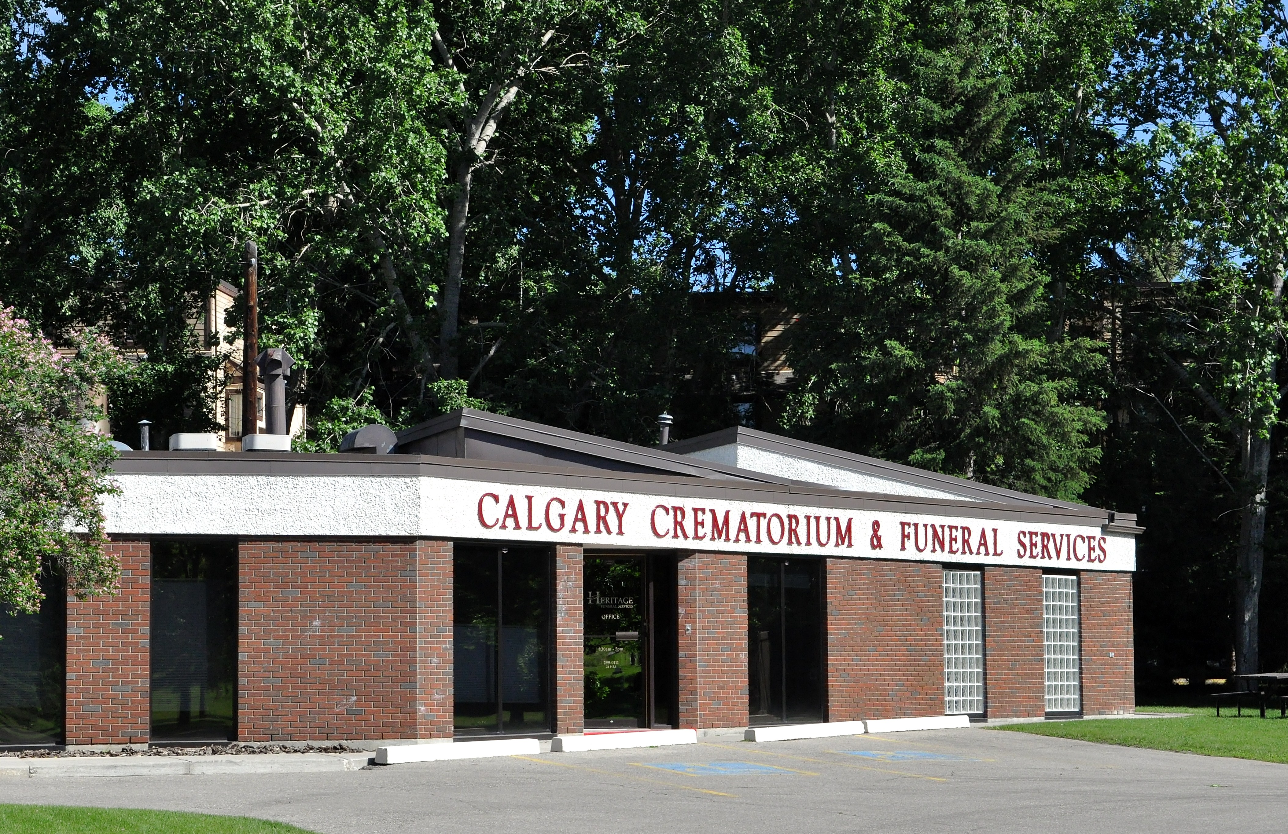 Exterior View of Calgary Crematorium